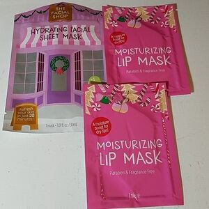 The Facial Shop Facial & Lip Mask Set of 3 Items